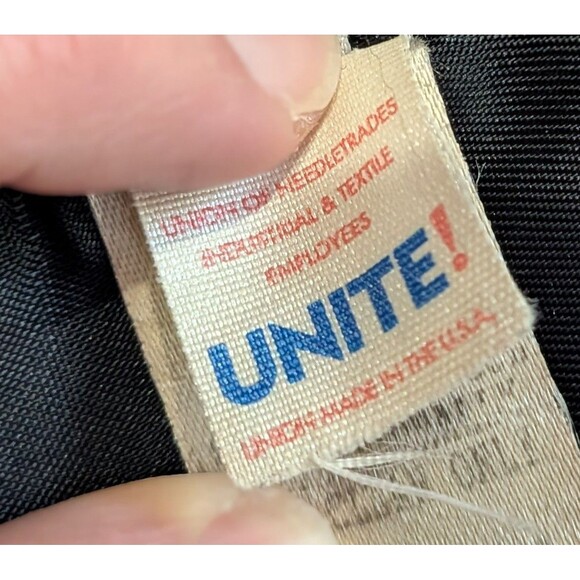 Vintage Calvin Klein 100% Merino Wool Coat Black Union Quiet Luxury Size 6 - Picture 9 of 9